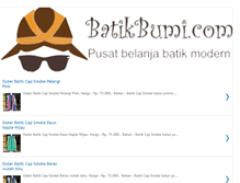 Tablet Screenshot of batikbumi.com